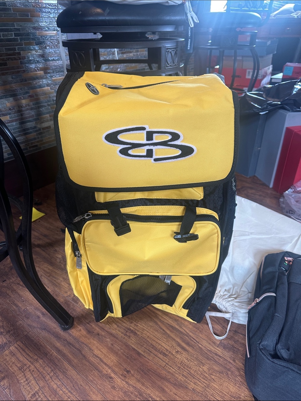 Boombah Yellow Superpack Baseball Bag